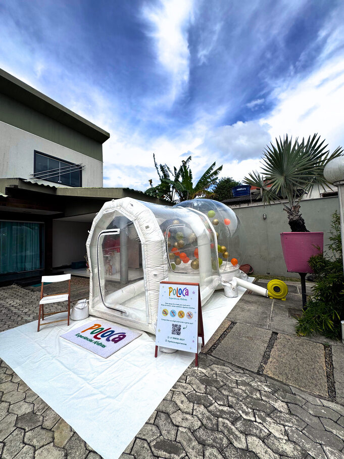 Bubble house na casa